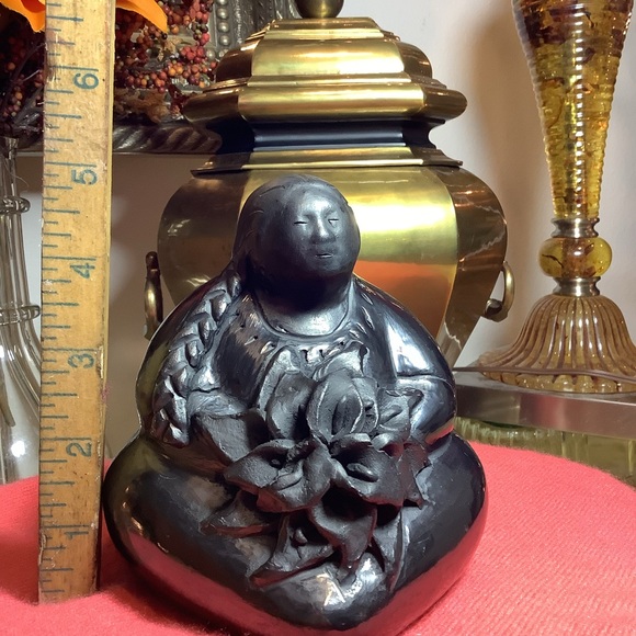 Dona Rosa Barro Negro Oaxaca Mexico Vintage Sculpture - Picture 9 of 9